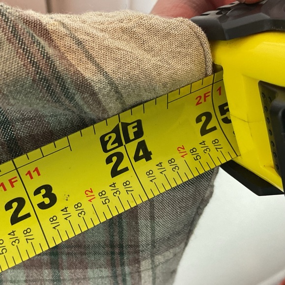 Pre-Owned Vintage New Boxer Italia Long Sleeve Flannel Button Down Shirt, Size V - Picture 7 of 7